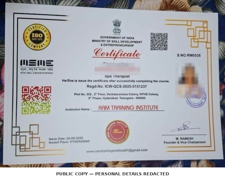 Therapist training certificate public copy 1